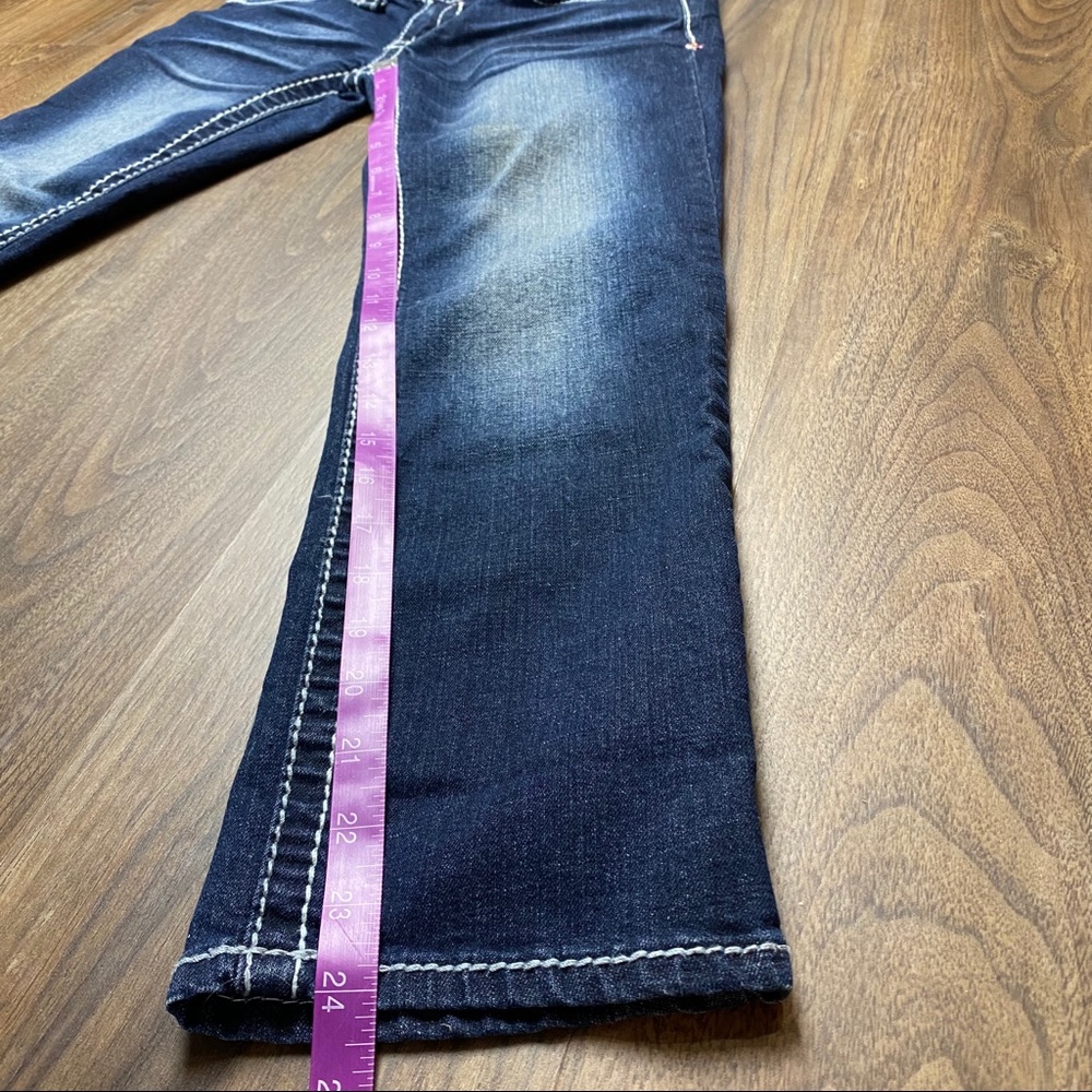 Hydraulic Jeans Bailey Dark Wash Cropped Sz 3/4 - Picture 4 of 5